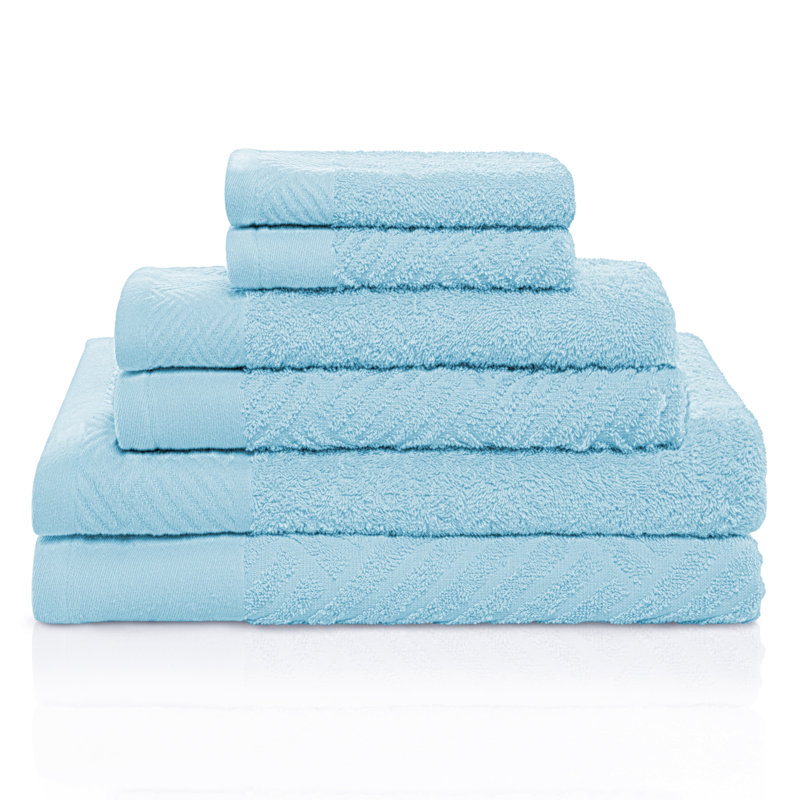 Cotton Towel Set, Sky Blue
