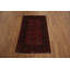 Tapis décoratif géométrique oriental afghan 3 x 4