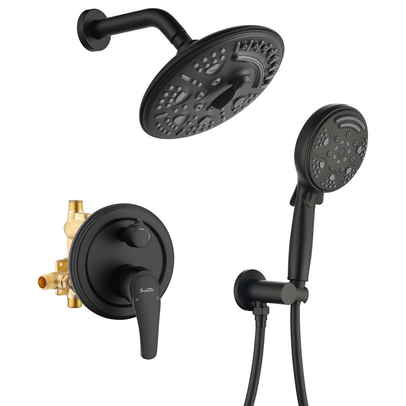 All-In-One Kit with Rough in-Valve, Black