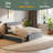 Teddy Fleece Upholstered Platform Bed-235155181-235155179