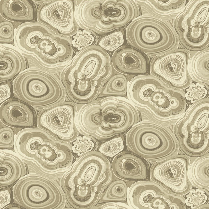 Rouleau de papier peint 27 pi x 27 po Brisson, Taupe clair/Taupe foncé