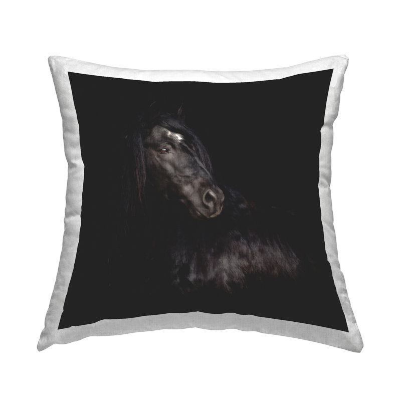 Coussin décoratif à imprimé d'étoiles foncé foncé par PHBurchett