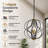 Avers 24" W 6-Light Wrought Iron Geometric Chandelier for Dining Room/Bedroom-1962495575-2055892142