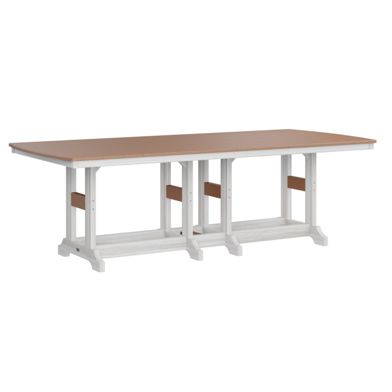 Garden Classic Outdoor Bar Table, Cedar, Seashell