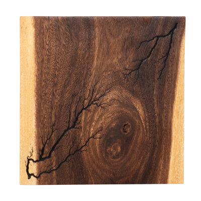 Lightning Wall Tile, Chamcha Wood