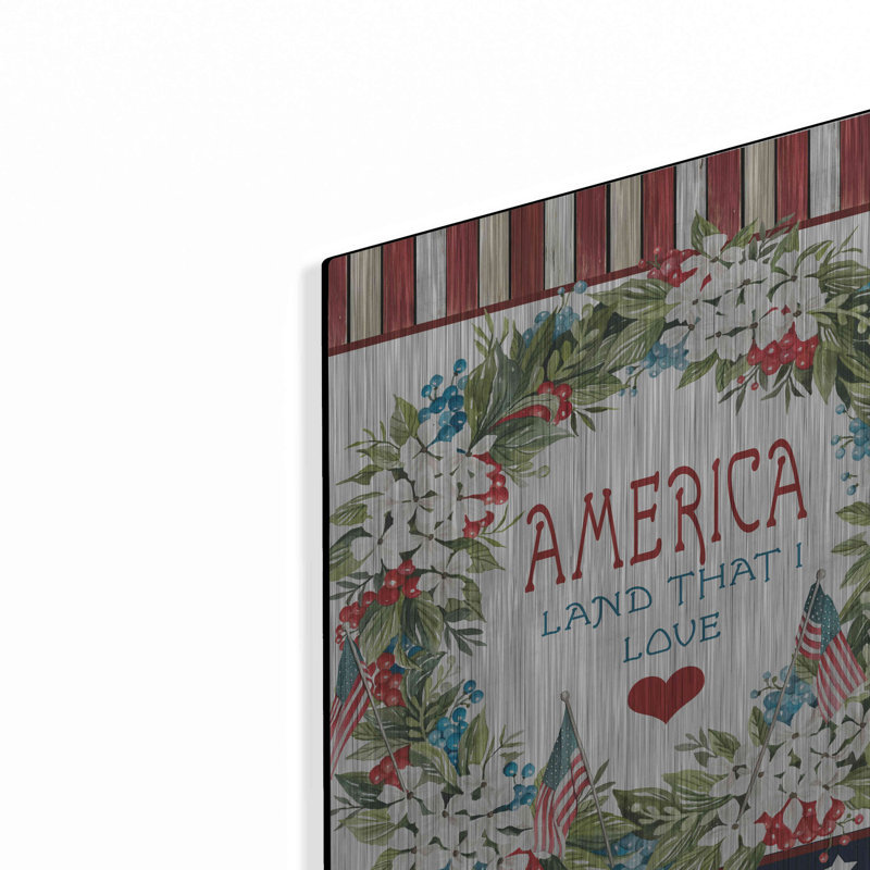 «Land That I Love» par Cindy Jacobs, H 16 po x l 12 po
