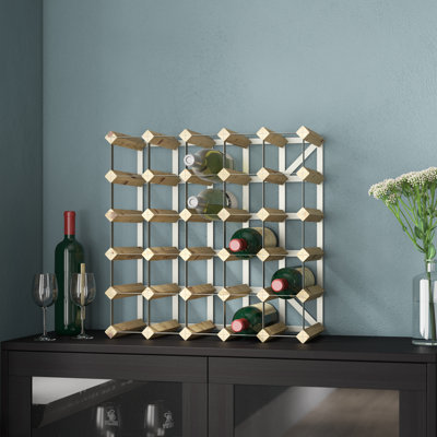 Candace 30 Bottle Floor Wine Bottle Rack