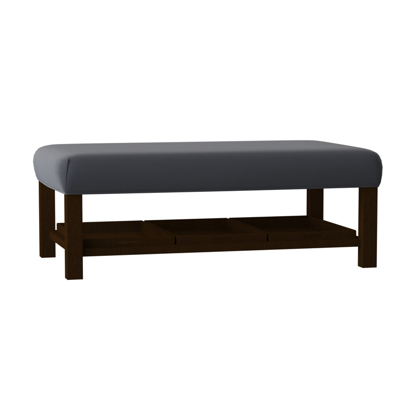 Repose-pieds Paula Deen Home, Chenille performance marine Craftwood 23, Tabac