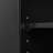 Bathroom Storage Cabinet, Cabinet With Two Doors And Drawers, Adjustable Shelf, MDF Board, Black-1742293156