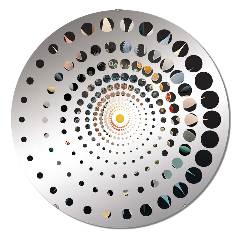 Dazay - Miroir mural spiralé, 23,6 po x 23,6 po