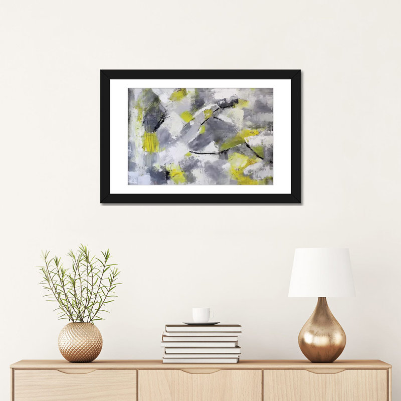 « recherche », impression sur toile, Papier d'art encadré noir, Blanc, H 24 po x l 32 po x P 1 po