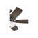 52"  5 - Blade Standard Ceiling Fan with Pull Chain and Light Kit Included