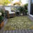 Machine Washable Indoor/Outdoor Xhevrie Olive Rug-1287126731