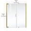 Porte de douche pivotante sans cadre l 58,5 "x H 72"-85752679