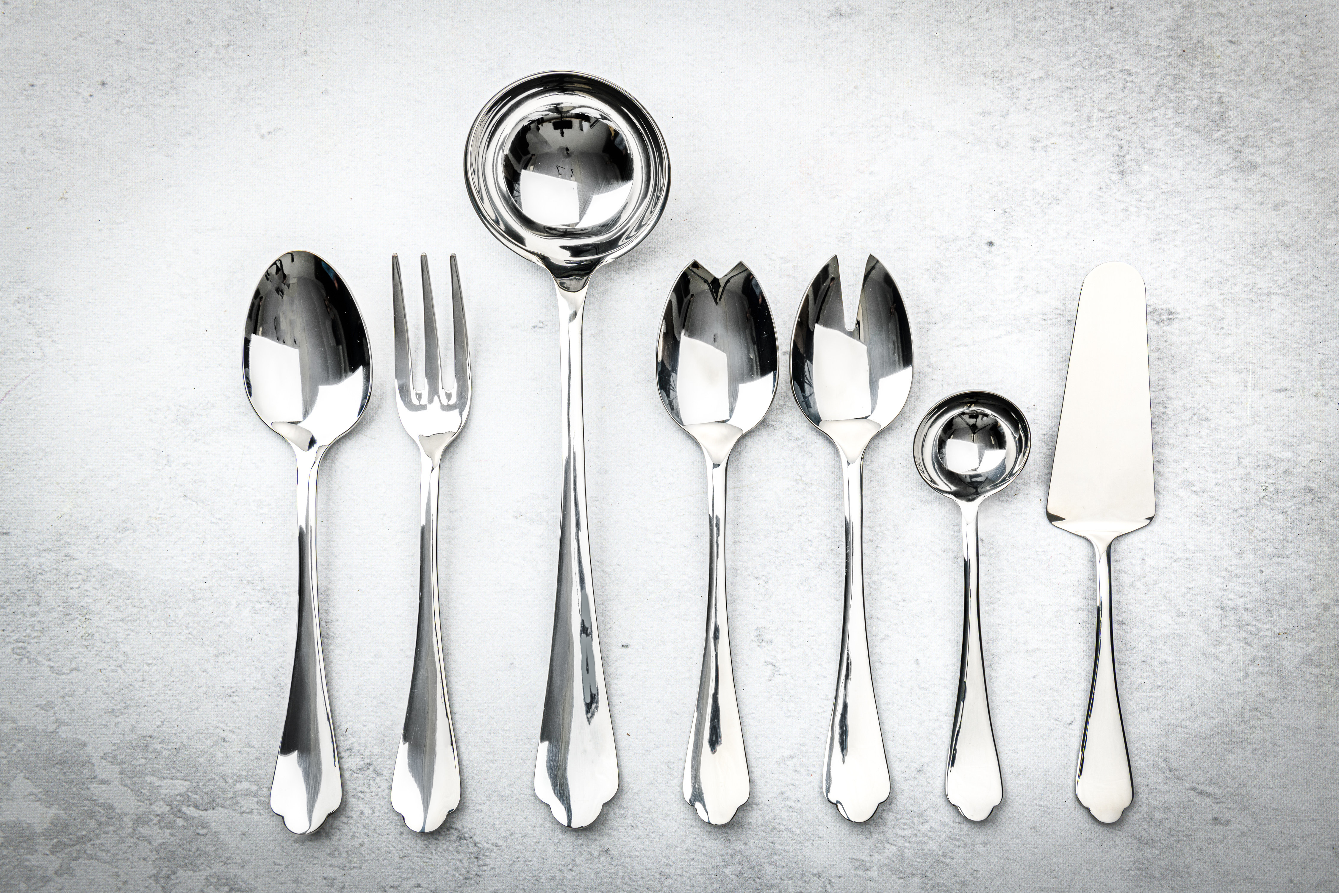 MEPRA Full Serving Set 7Pcs Dolce Vita Stainless Steel | Wayfair