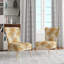 Chaise d'appoint rembourrée Golden Marble Radiance