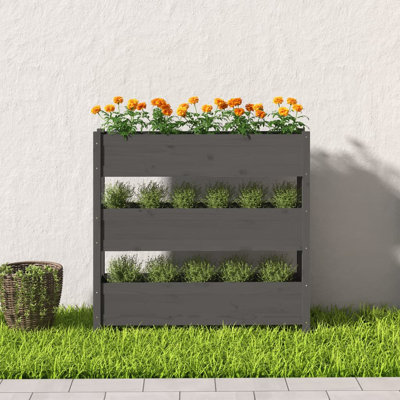 Kwanna Self-Watering Wood Raised Garden Bed