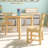 Brittanya Kids 3 Piece Solid Hardwood Table and Chair Set for Playroom, Kitchen-1037046316