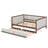 Full Size Upholstered Daybed With Pull Out Trundle