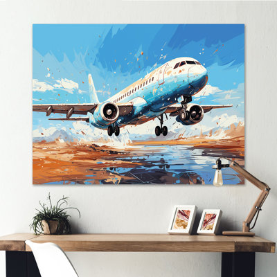 «Plane Prelude To Flight Adventure II», reproduction sur toile