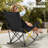  Oversize Folding Rocking Camping Chair For Outside Use With Cup Holder,Support 300 Lbs-914778418
