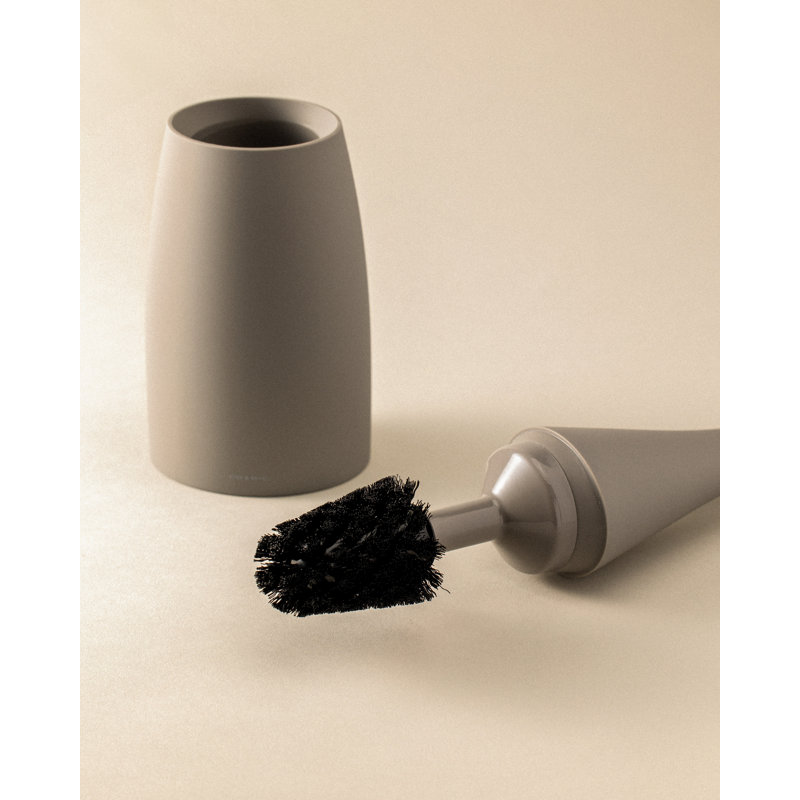 Cosmic Toilet Brush and Holder, Matt Black