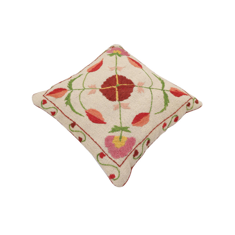 Housse et insert de coussin carré 100% laine