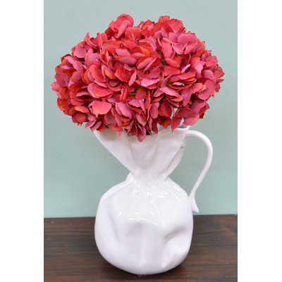Paper, Silk Hydrangea Arrangement