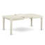 Ensemble de salle à manger 9 pièces comprenant une table de salle à manger rectangulaire avec rallonge papillon et 8 chaises de cuisine, 42 po x 78 po, lin blanc-1563893610-1563893611-1563893615