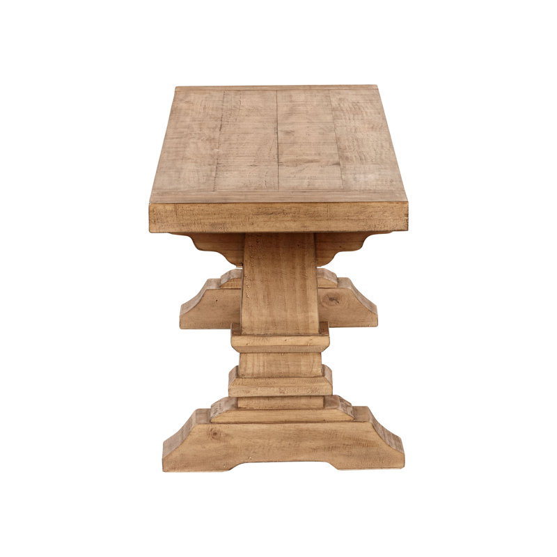 Allegra Reclaimed Pine Wood Dining Bench, 18"H x 66"W x 16"D