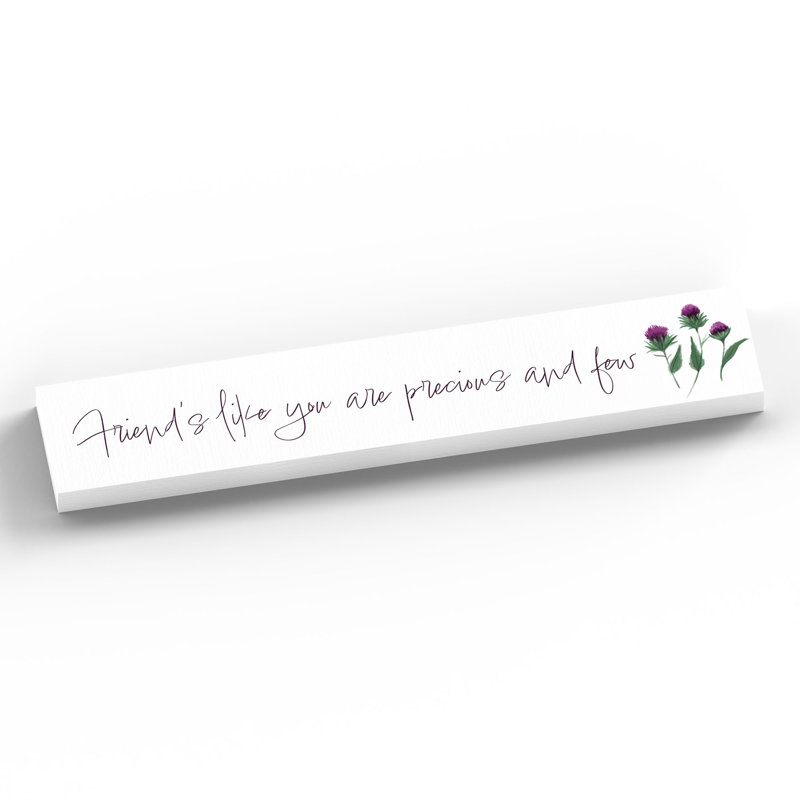 Kana Landscape & Nature Decorative Plaque / Box Sign, White