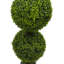 Artificial Triple Ball Green Boxwood Topiary.-1261831866