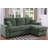 Elfrieda Boneless 92" W Reversible Sleeper Sectional with Storage-2092544354