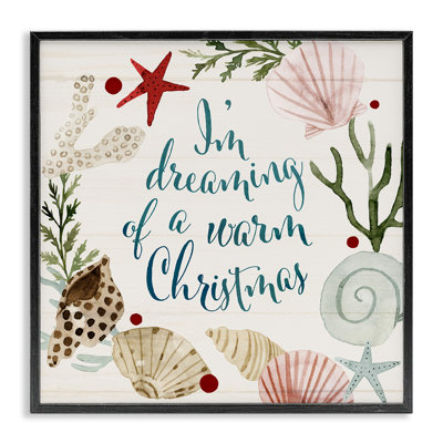 «Dreaming of Warm Christmas», estampe numérique par Victoria Barnes