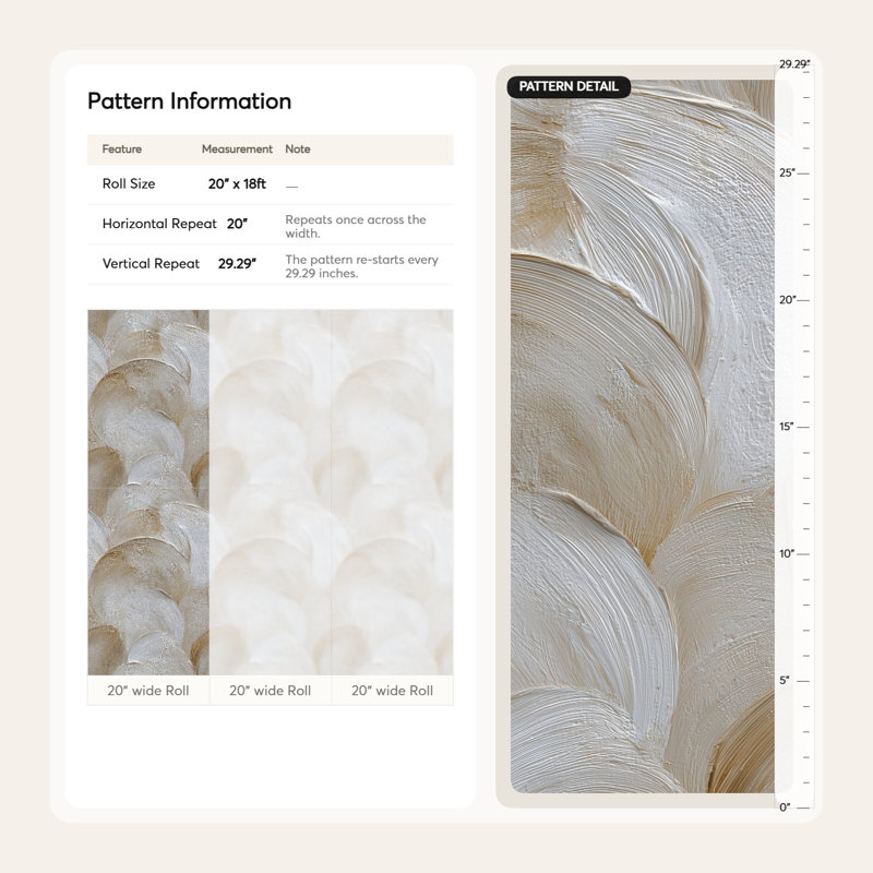 Papier peint texturé amovible moderne beige