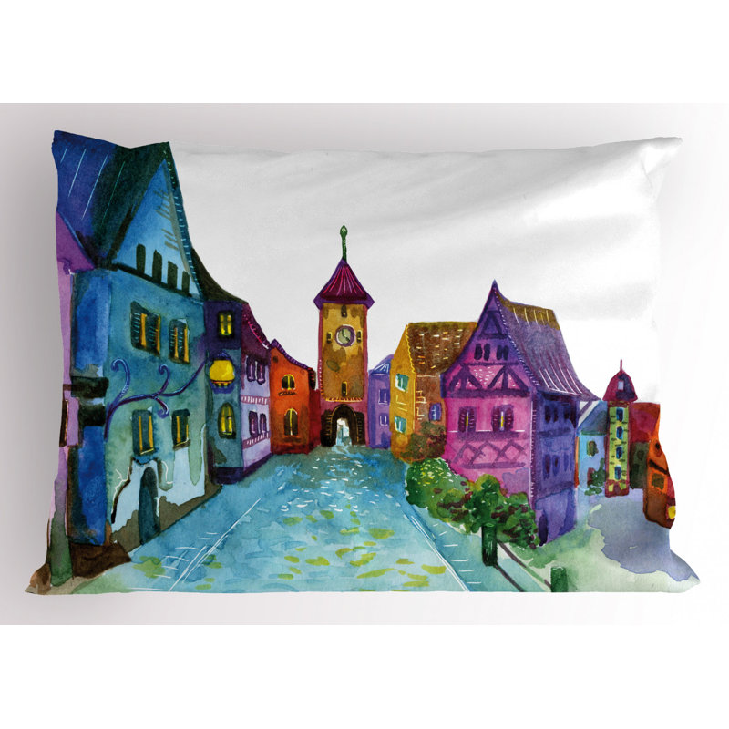 Polyester Toile Sham Set, Queen