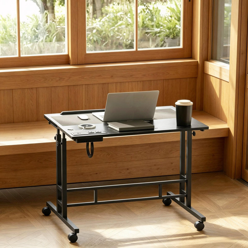Bureau, bureau debout, bureau debout réglable (seulement bureau), Noir