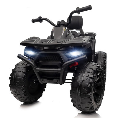 24V Ride on Toys, 2-Seater Kids ATV 4 Wheeler with Bluetooth