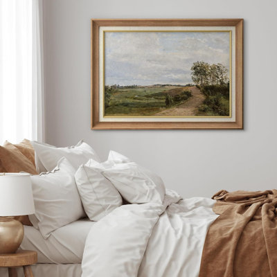 Rustic Countryside Road Through Country Countryside Nature Wilderness, reproduction d'art sur papier