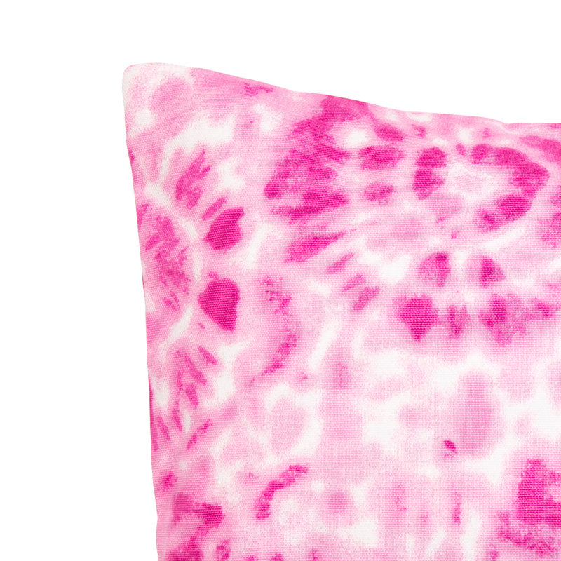 Housse et insert de coussin décoratif carré Peyton, Rose, 24 po x 24 po