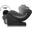 Fauteuil de massage inclinable électrique en similicuir