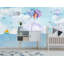 Murale paysage de la baleine et de la mer Recdo-894732987