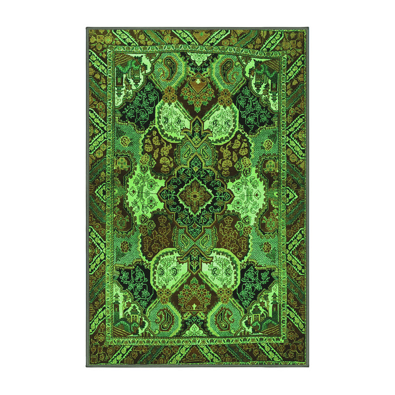 Washable Oriental Indoor Rug, Rectangle 2' x 4'