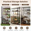 180cm H x 100cm W Metal Bookcase