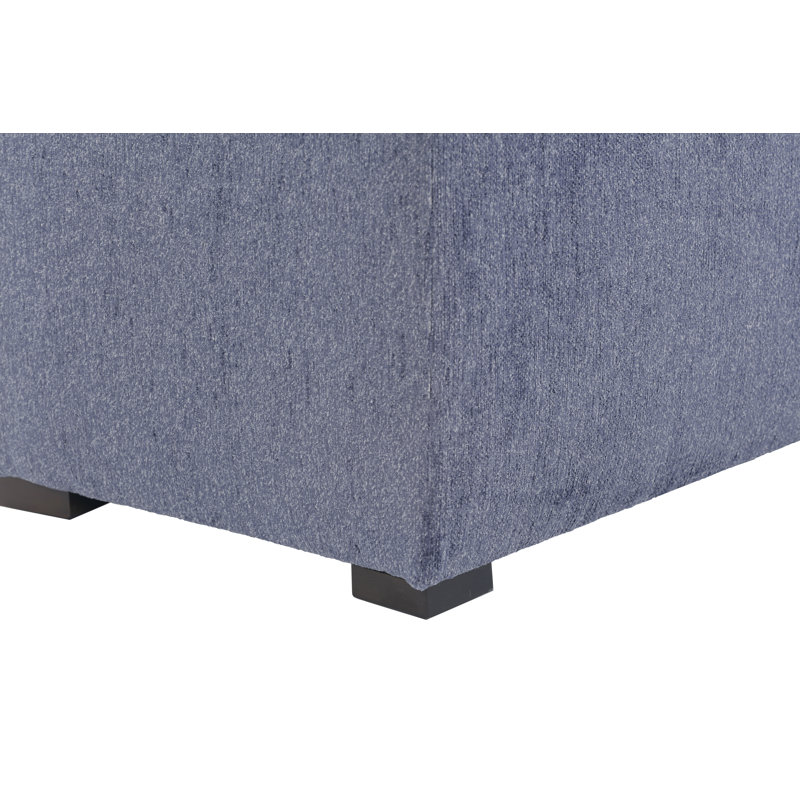 Angela Lift Top Storage Bench, Navy