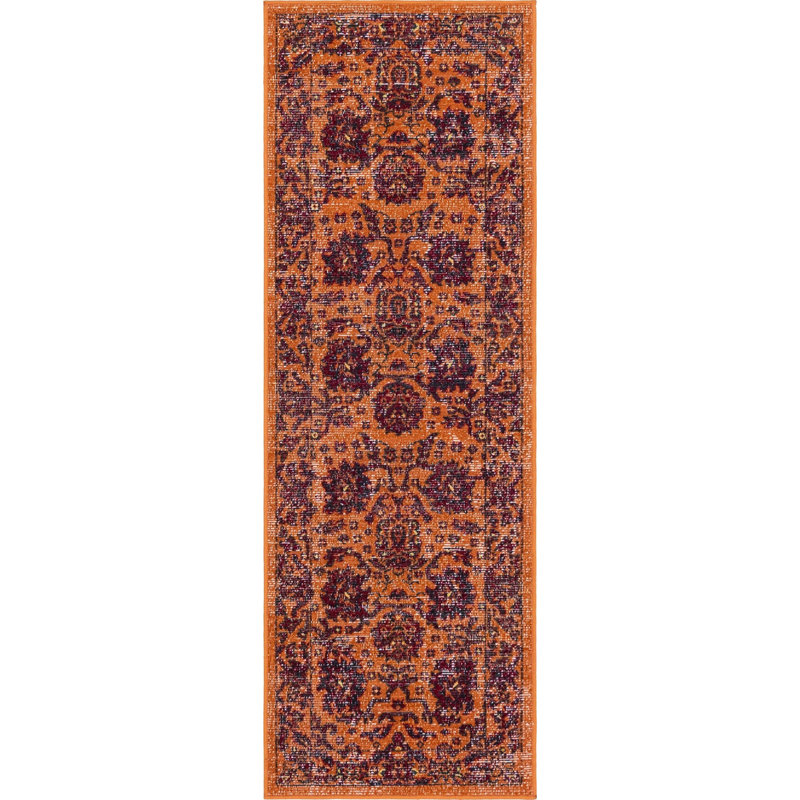 Floral Indoor Rug, Runner 2' x 6'1"