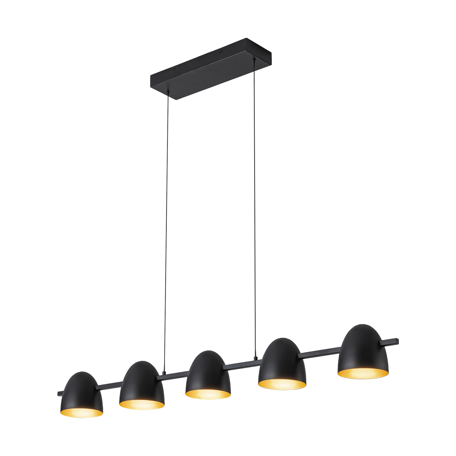 Yarrow 47-in Black Dimmable LED Linear Pendant