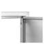 Armoire de cuisine d'extérieur encastrée avec charnière réversible et poignée encastrée pour îlot de cuisson l 17 po x H 24 po en acier inoxydable