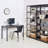 Harry Contemporary Wood And Metal Computer Desk, Water-Resistant, Stain-Proof, Eco-Friendly, And Durable For Home Or Office Use.-1621328383