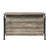 Antique Oak & Sandy Grey 5-Shelf Kitchen Island, Offering Abundant Storage For Glasses And Bottles, With Tabletop Robust Metal Legs Dining Room Island In Grey, Generous Bottles Glasses, Strong Area